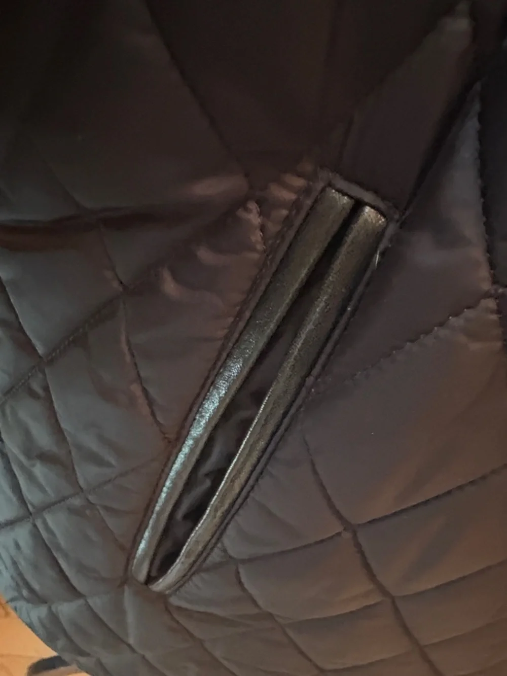 Coach Women's Black Quilted Button-Front Barn Jacket - Picture 6 of 7